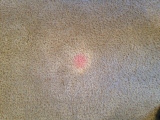There’s a Red Stain on my Carpet!