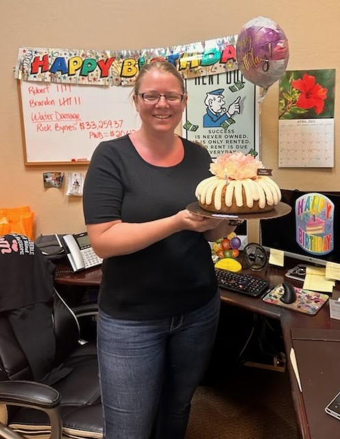 Cheers to Our Office Manager! Celebrating a Birthday and a Year of Hard Work and Dedication!